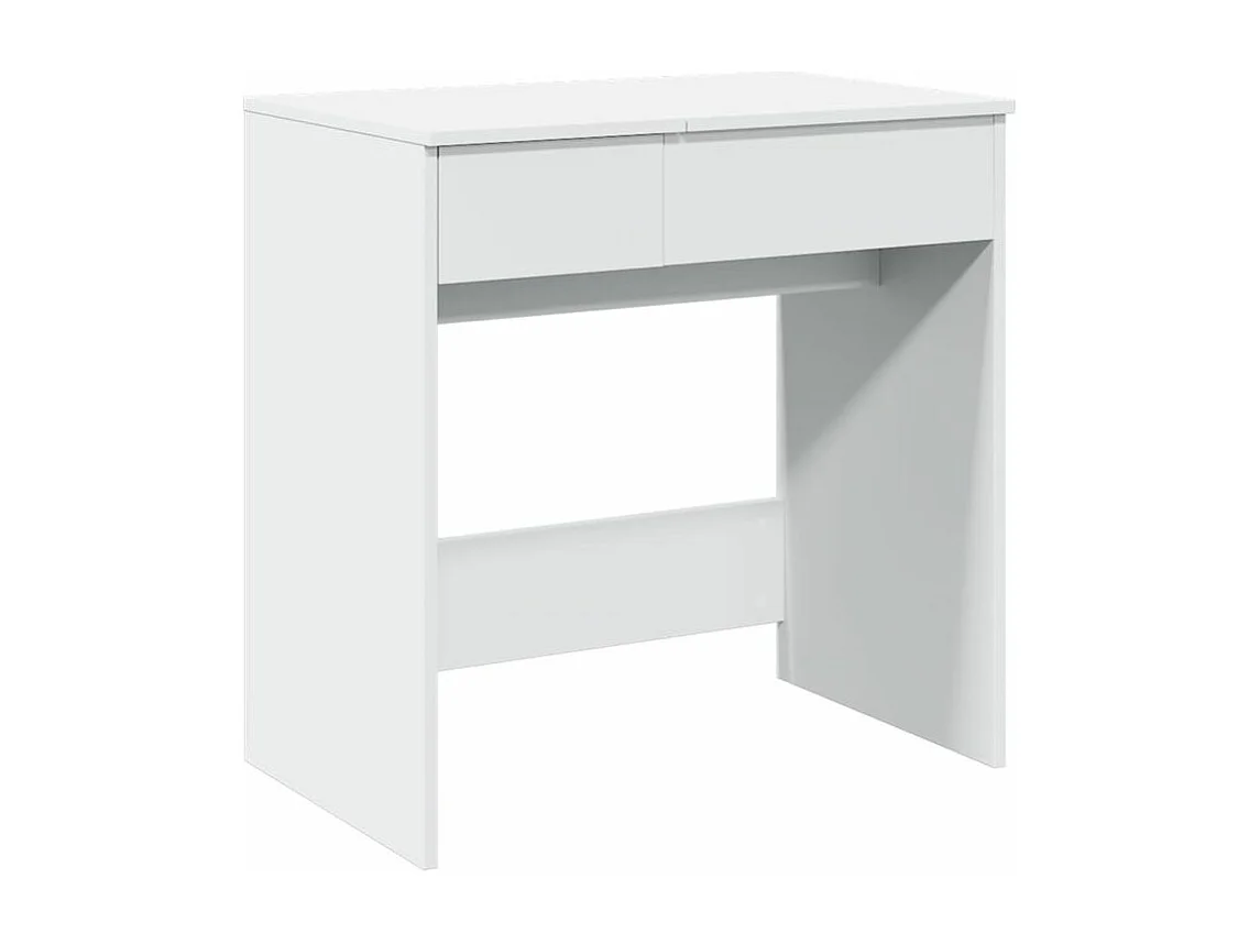 Coiffeuse avec miroir blanc 73x46,5x120