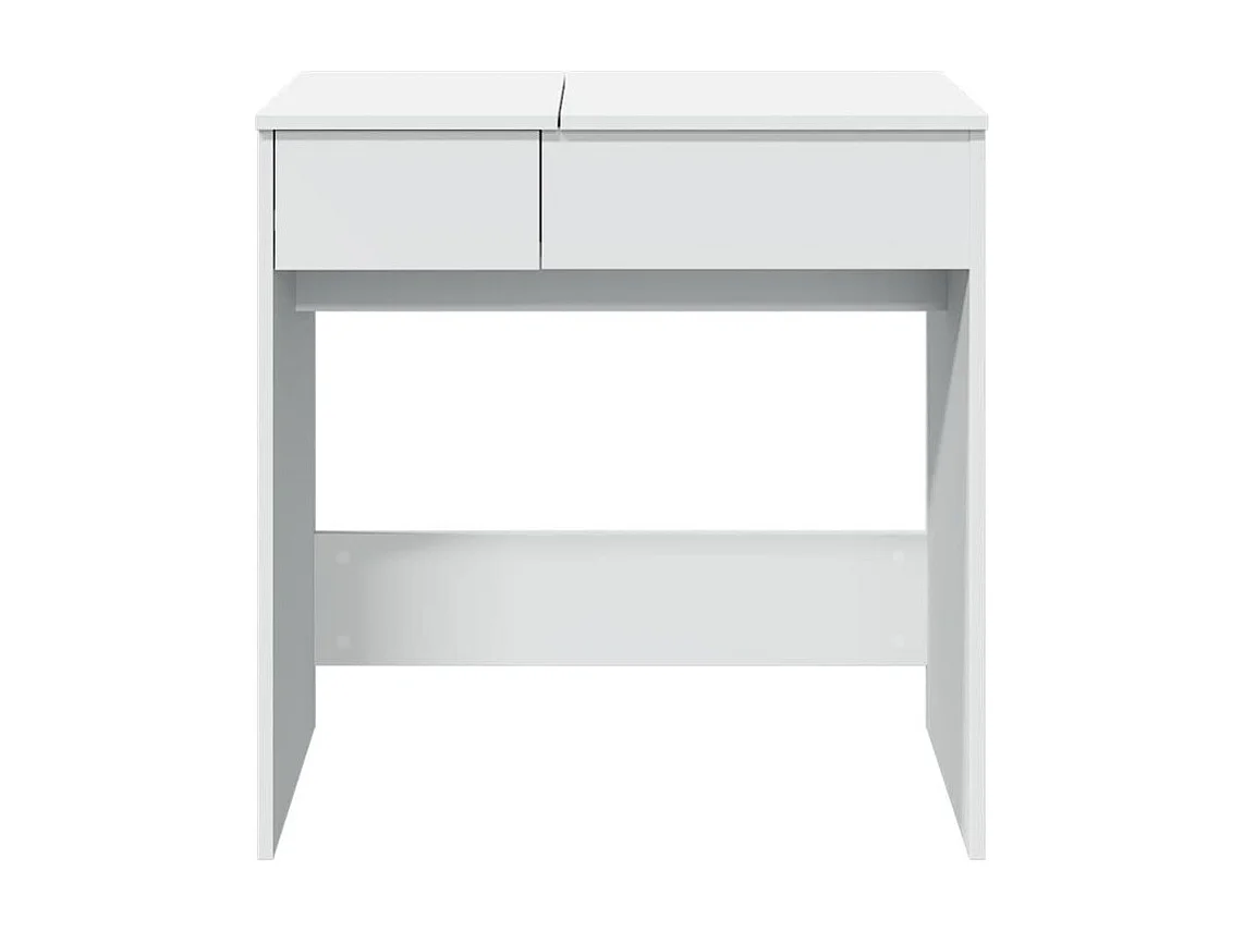 Coiffeuse avec miroir blanc 73x46,5x120