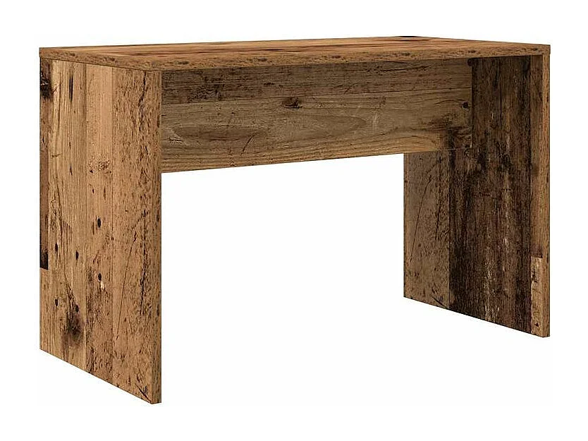 Ensemble de coiffeuse avec LED vieux bois bois d'ingénierie