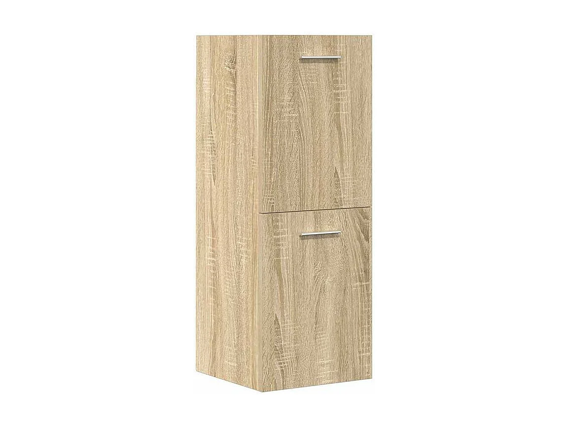 Ensemble de meubles de salle de bain 5 pcs chêne sonoma