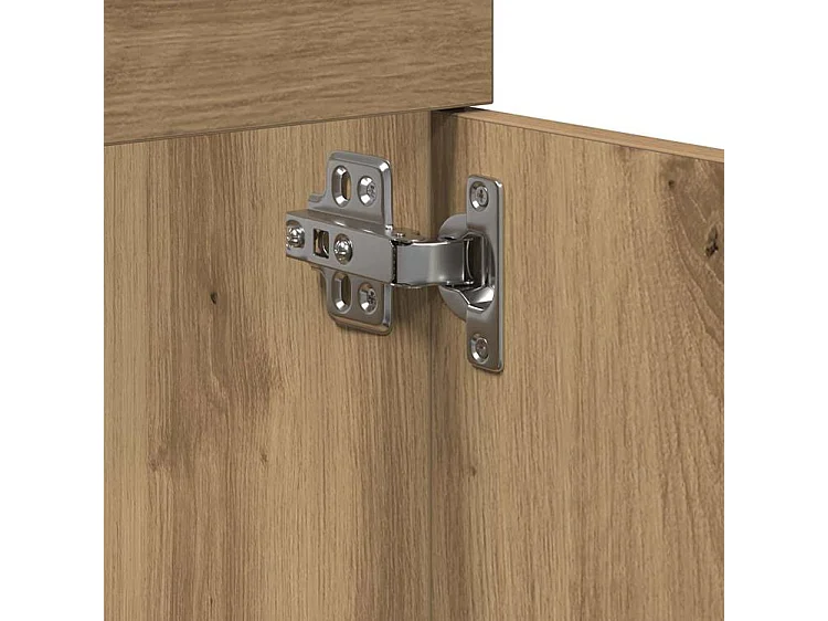 Armoire lavabo de salle de bain chêne artisanal bois ingénierie