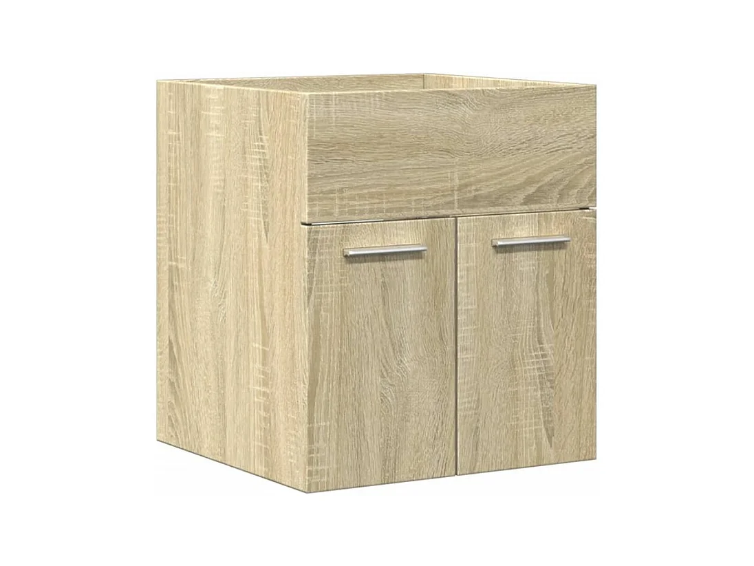 Ensemble de meubles de salle de bain 2 pcs chêne sonoma