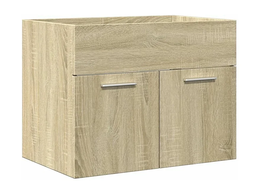 Ensemble de meubles de salle de bain 2 pcs chêne sonoma