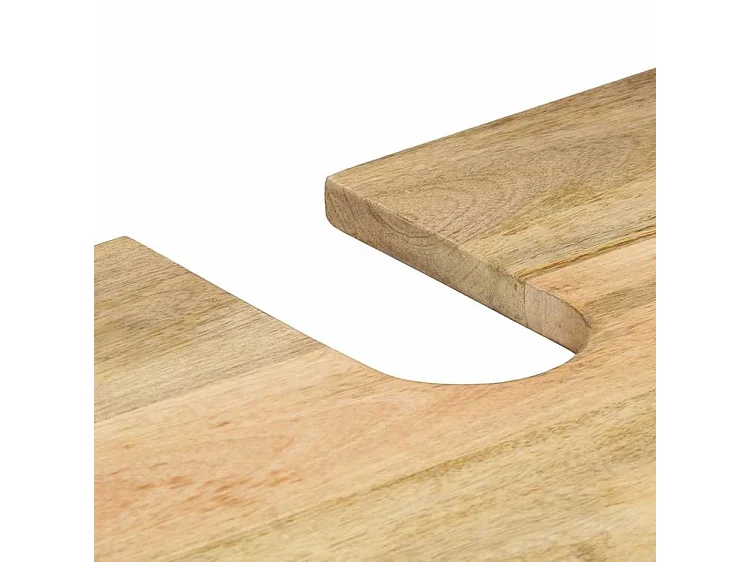 Ensemble de meubles salle de bain 2 pcs bois de manguier massif