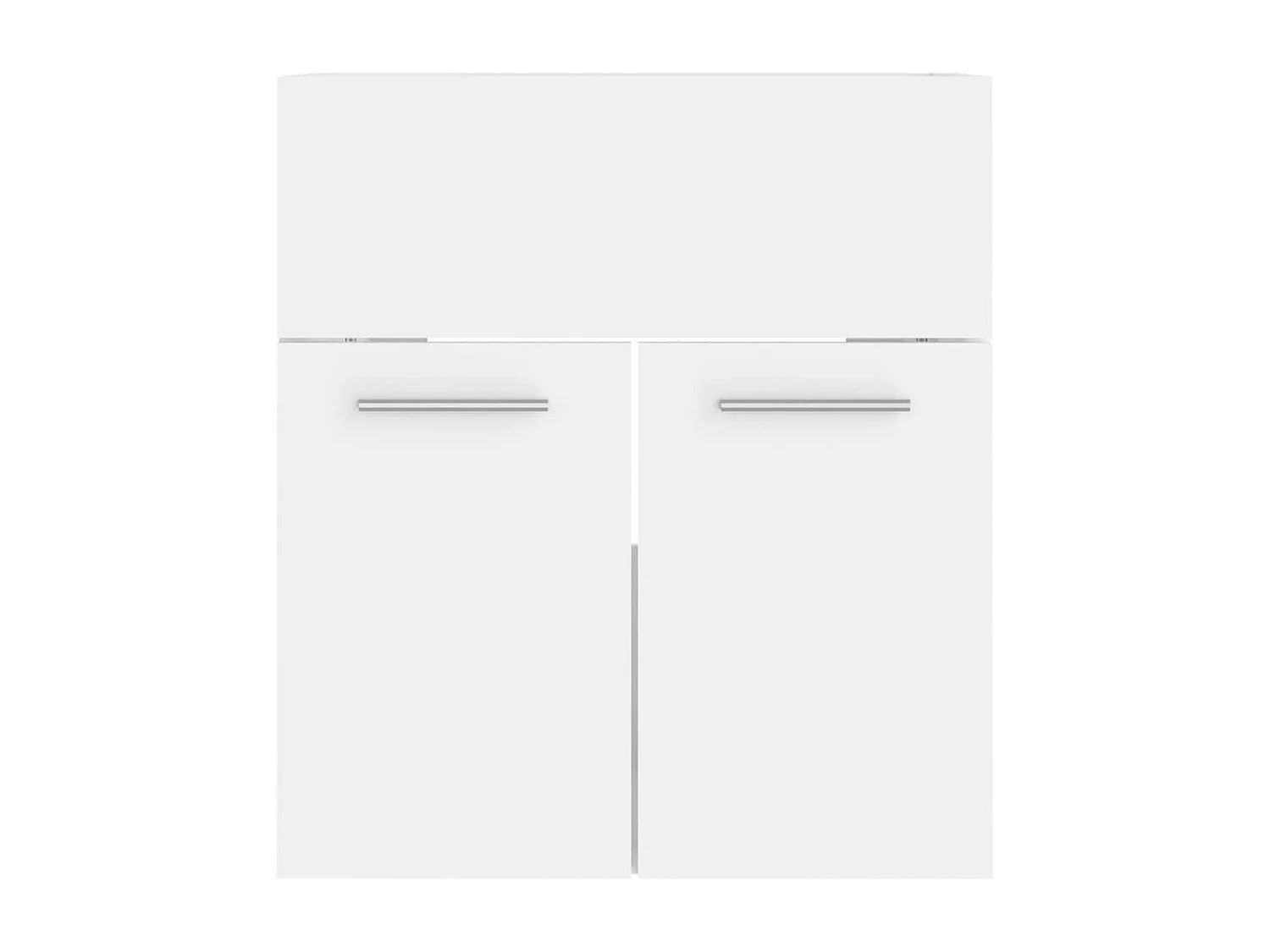 Ensemble de meubles de salle de bain Blanc 2