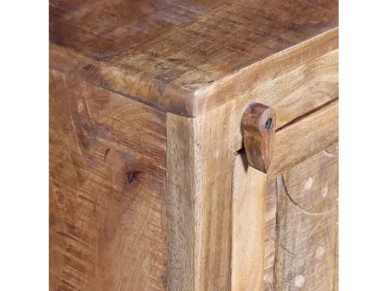 Meuble de salle de bain 4 pièces manguier massif clair Sempra