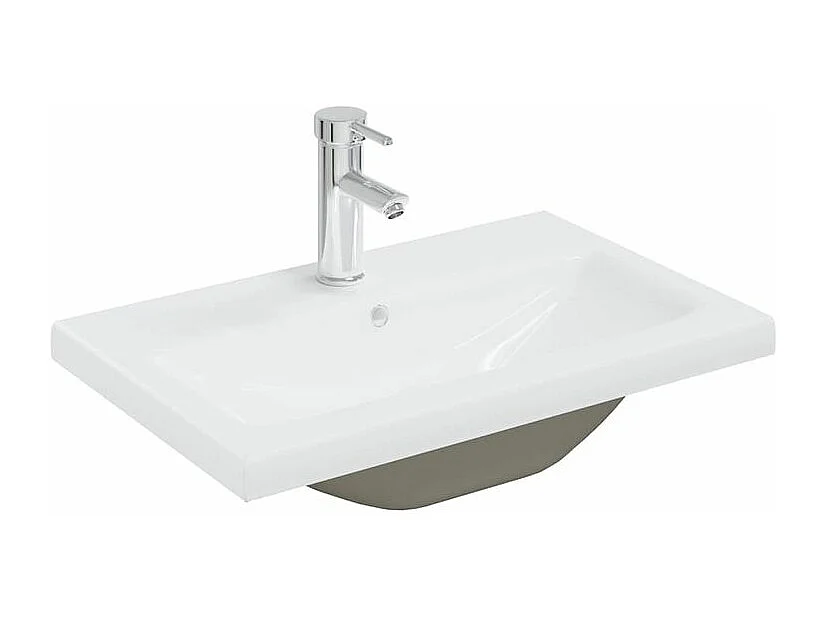 Ensemble de meubles de salle de bain 5 pcs chêne sonoma