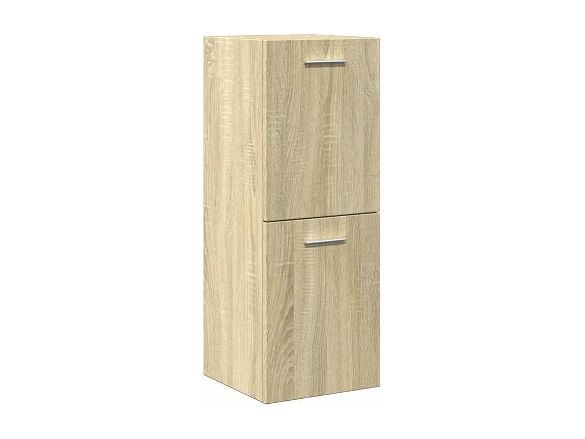 Ensemble de meubles de salle de bain 3 pcs chêne sonoma