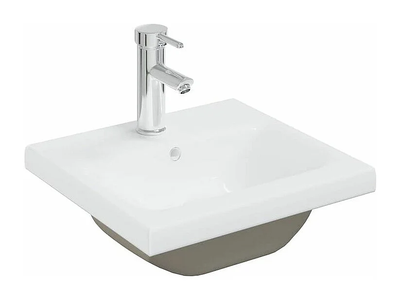 Ensemble de meubles de salle de bain 4 pcs gris béton