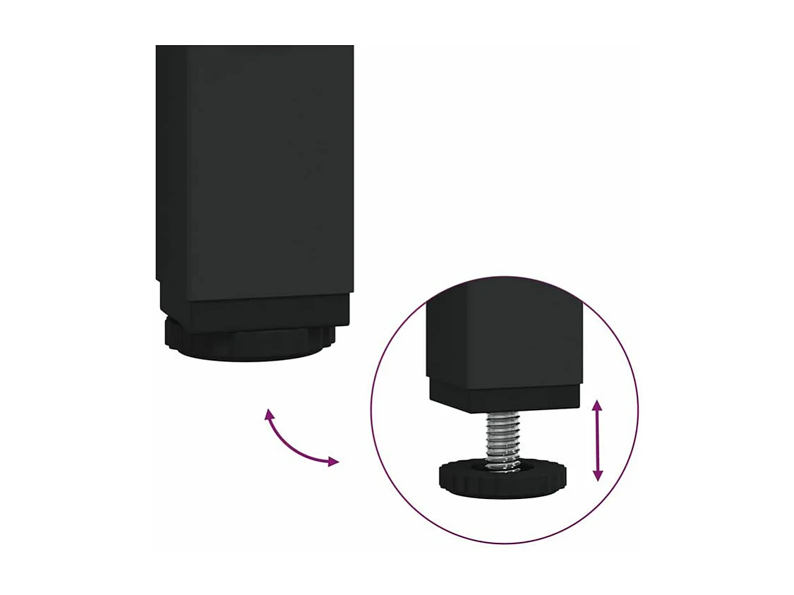 Ensemble de meubles salle de bain 3 pcs noir bois d'ingénierie