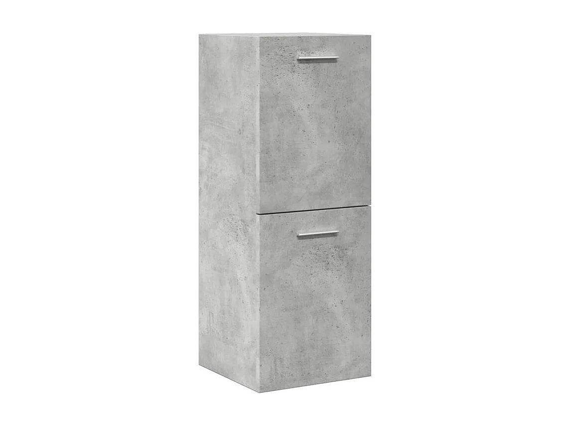 Ensemble de meubles de salle de bain 5 pcs gris béton