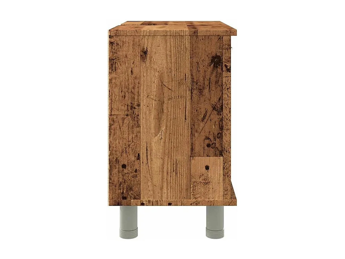 Armoire de salle de bain vieux bois 60x32x53,5