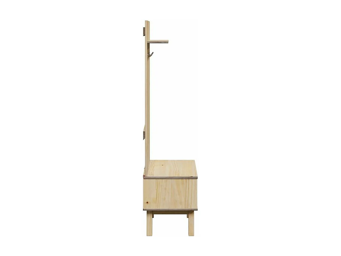 Meuble d'entrée OTTA 50x40x160 bois massif de pin