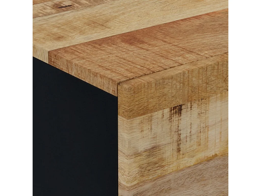 Tables de chevet 2 pcs 40x33x46 Bois de manguier solide