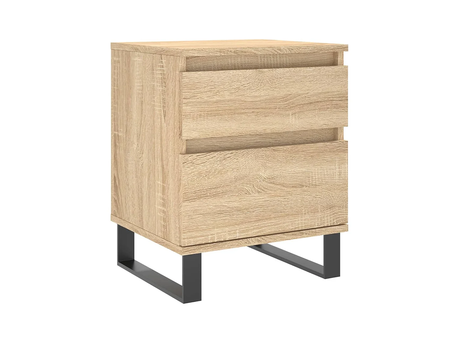 Table de chevet chêne sonoma 40x35x50 bois d’ingénierie