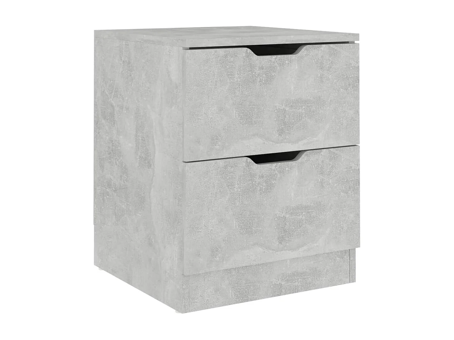 Table de chevet Gris béton 40x40x50