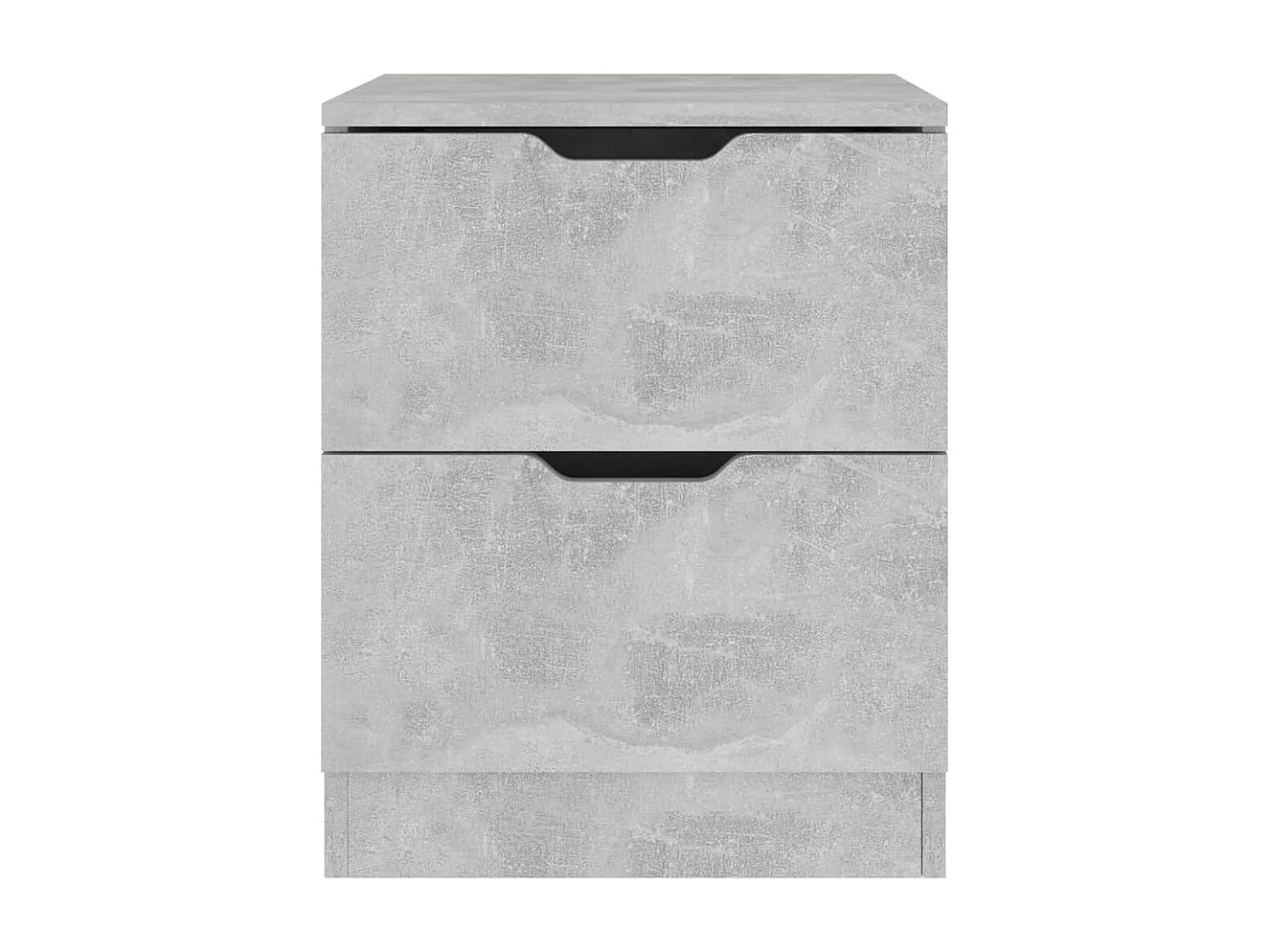 Table de chevet Gris béton 40x40x50