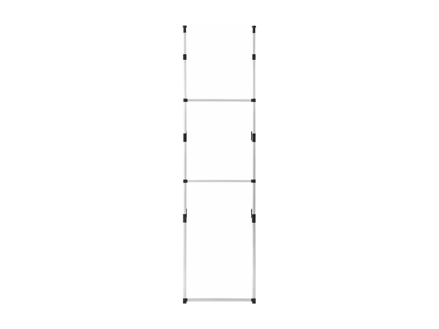 Système de garde-robe télescopique avec barres Aluminium 2