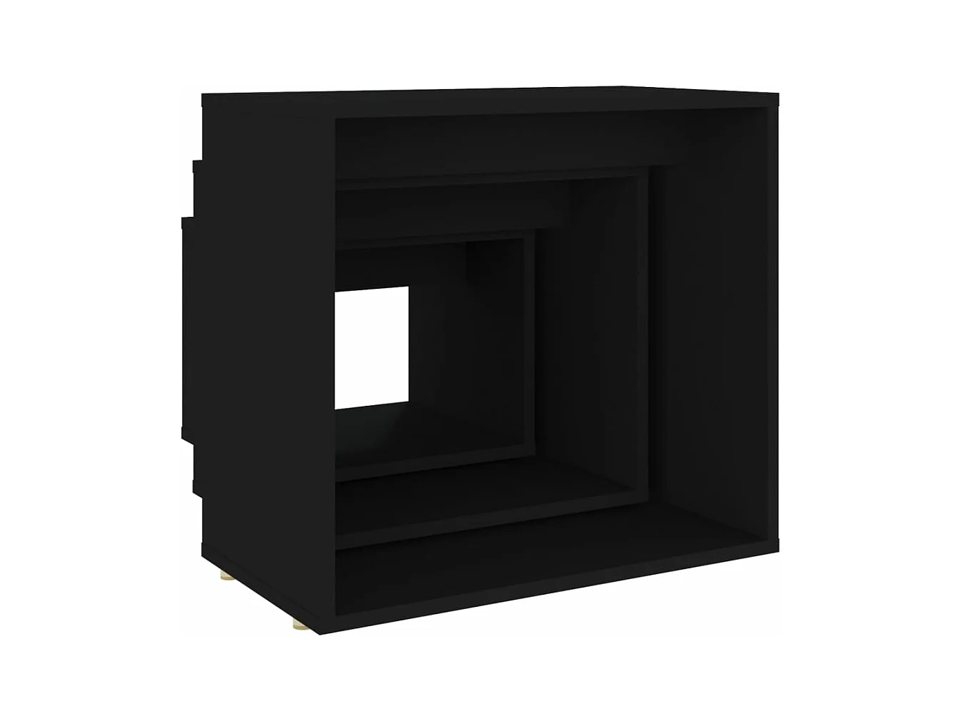 Tables gigognes 3 pcs Noir 2