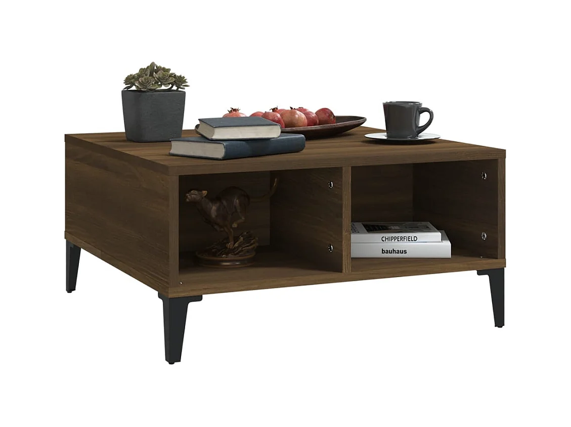 Table basse Chêne marron 60x60x30