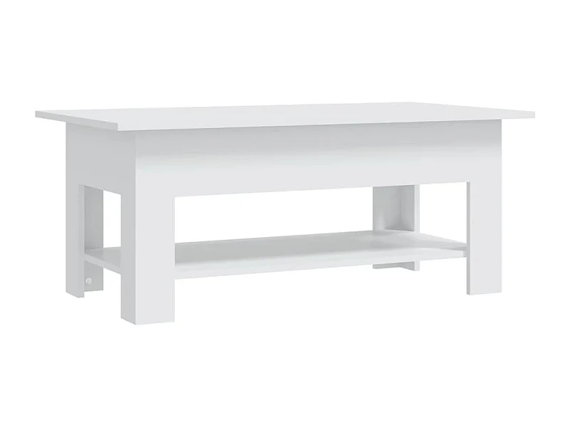 Table basse Blanc 102x55x42