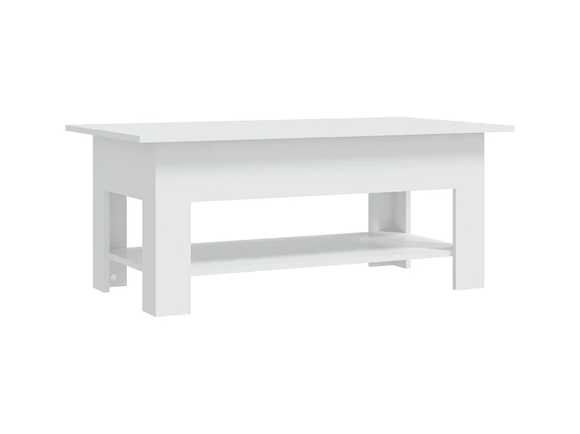 Table basse Blanc 102x55x42