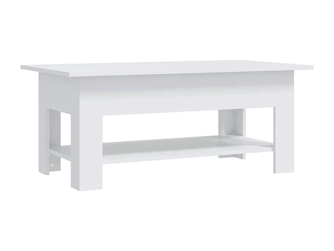 Table basse Blanc 102x55x42
