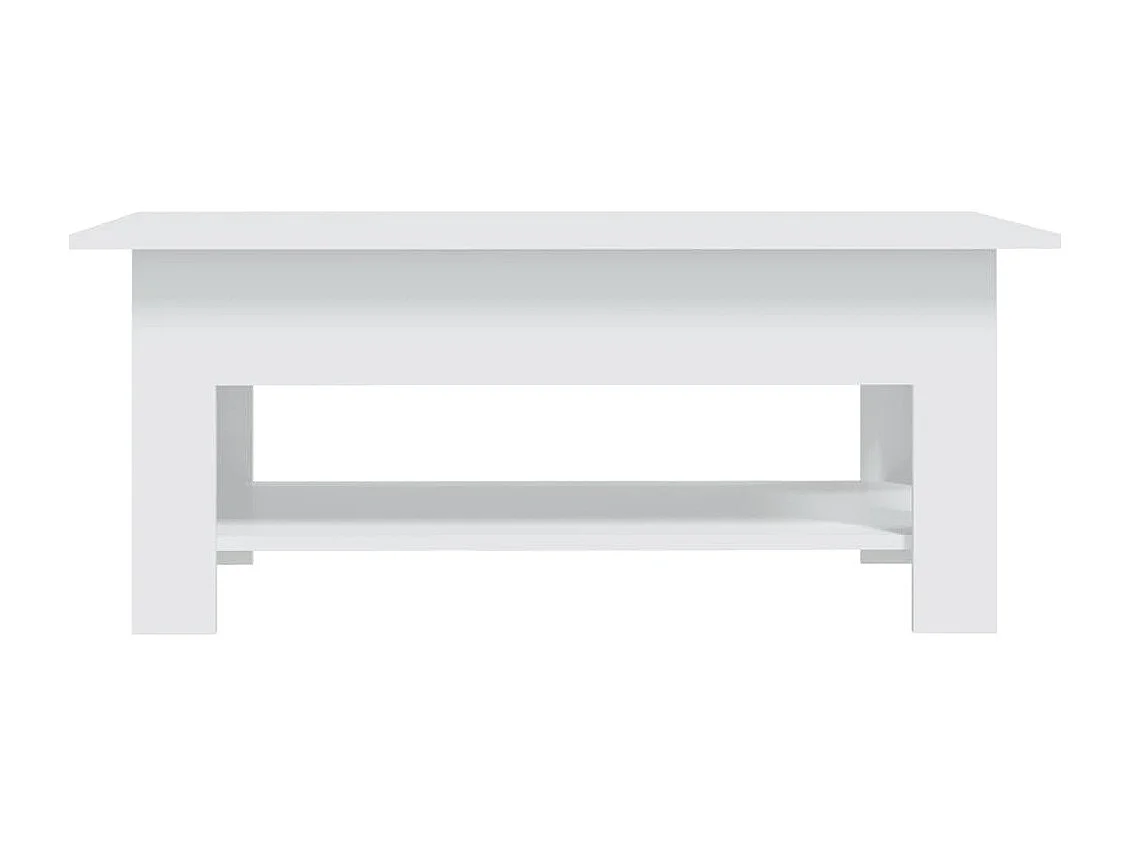 Table basse Blanc 102x55x42