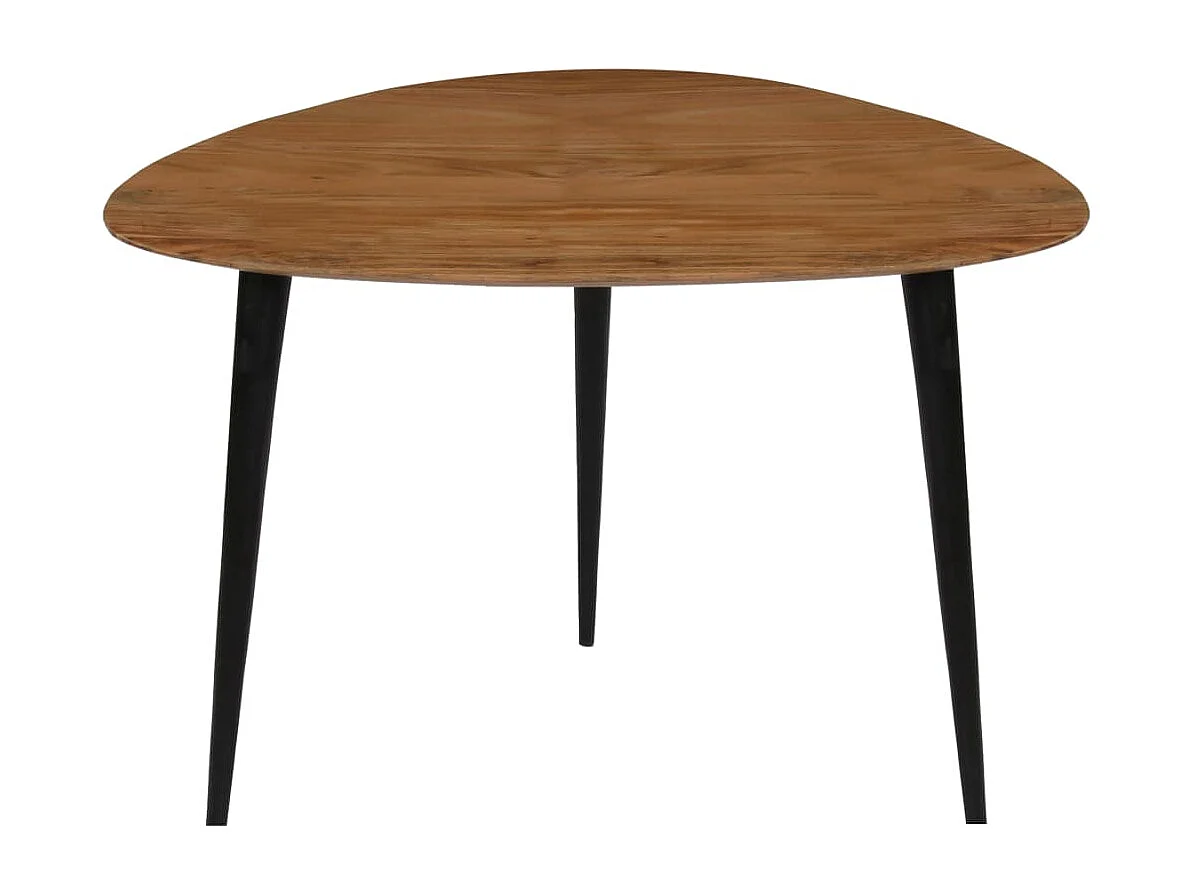 Tables basses 3 pcs Bois d'acacia massif 2