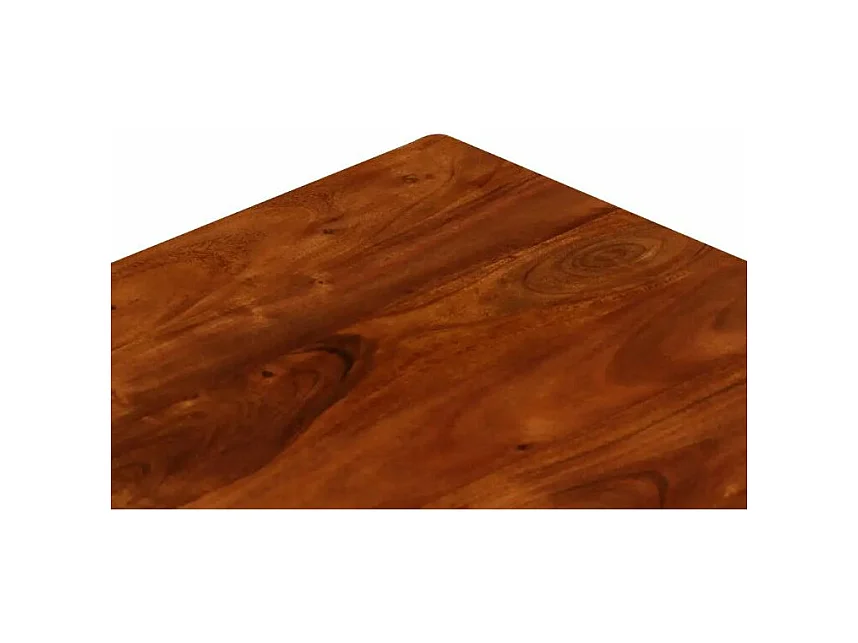 Table basse rectangulaire acacia massif foncé Guil
