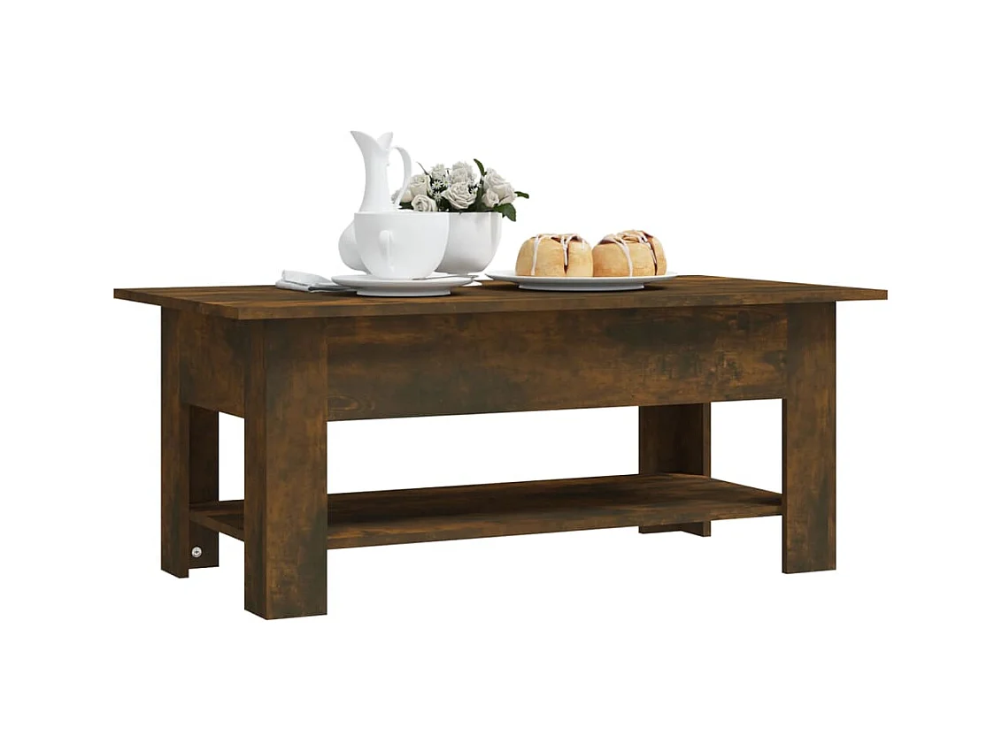 Table basse Chêne fumé 102x55x42