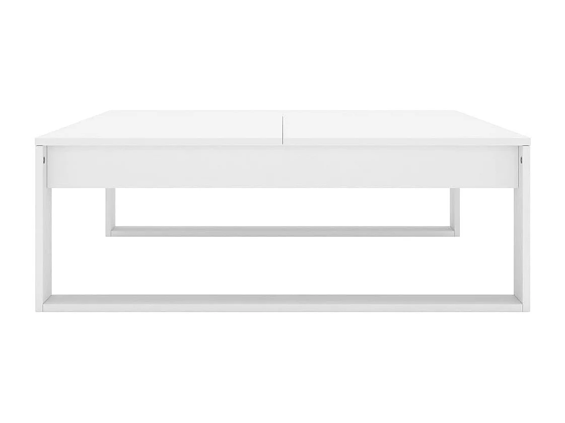 Table basse Blanc 100x100x35