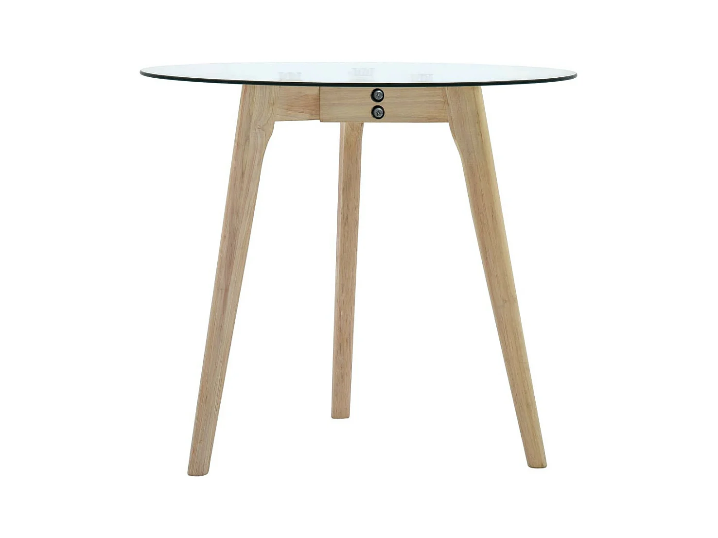 Ensemble de tables d'appoint 2 pcs Verre trempé