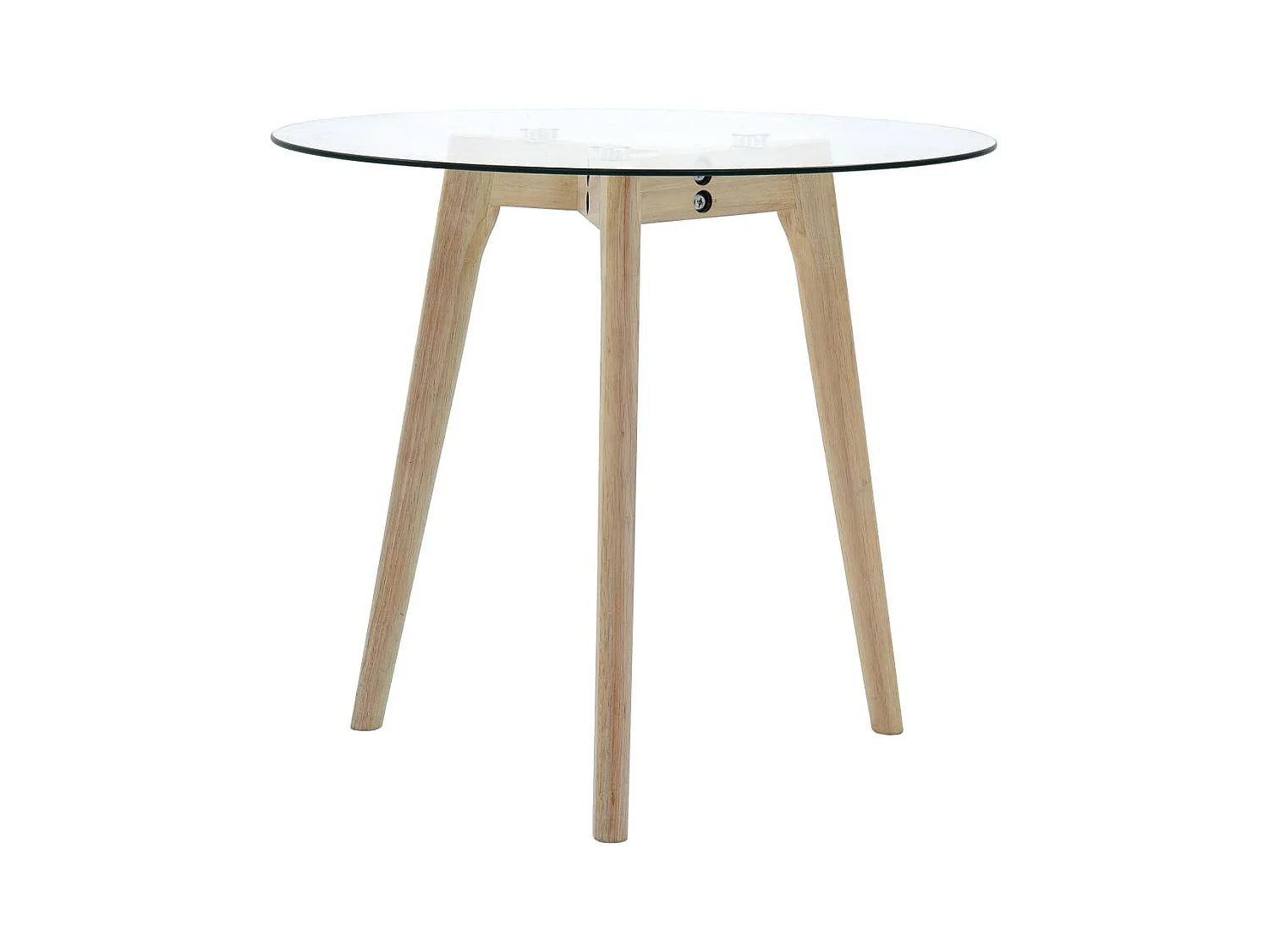 Ensemble de tables d'appoint 2 pcs Verre trempé