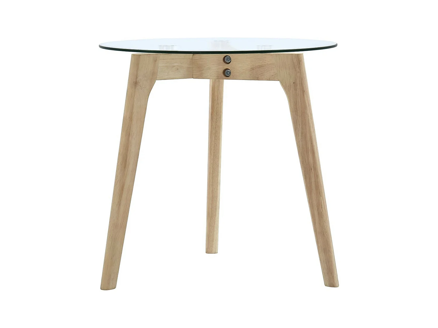 Ensemble de tables d'appoint 2 pcs Verre trempé