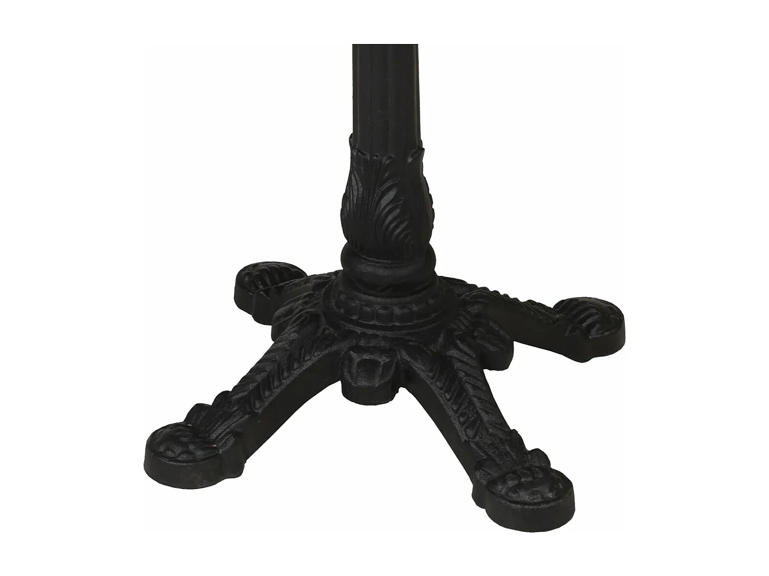 Table de bistro 60x60x77 Bois de manguier brut