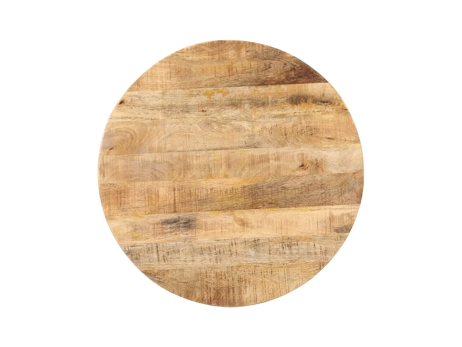 Table de bistro Ronde Ø70x75 Bois de manguier brut