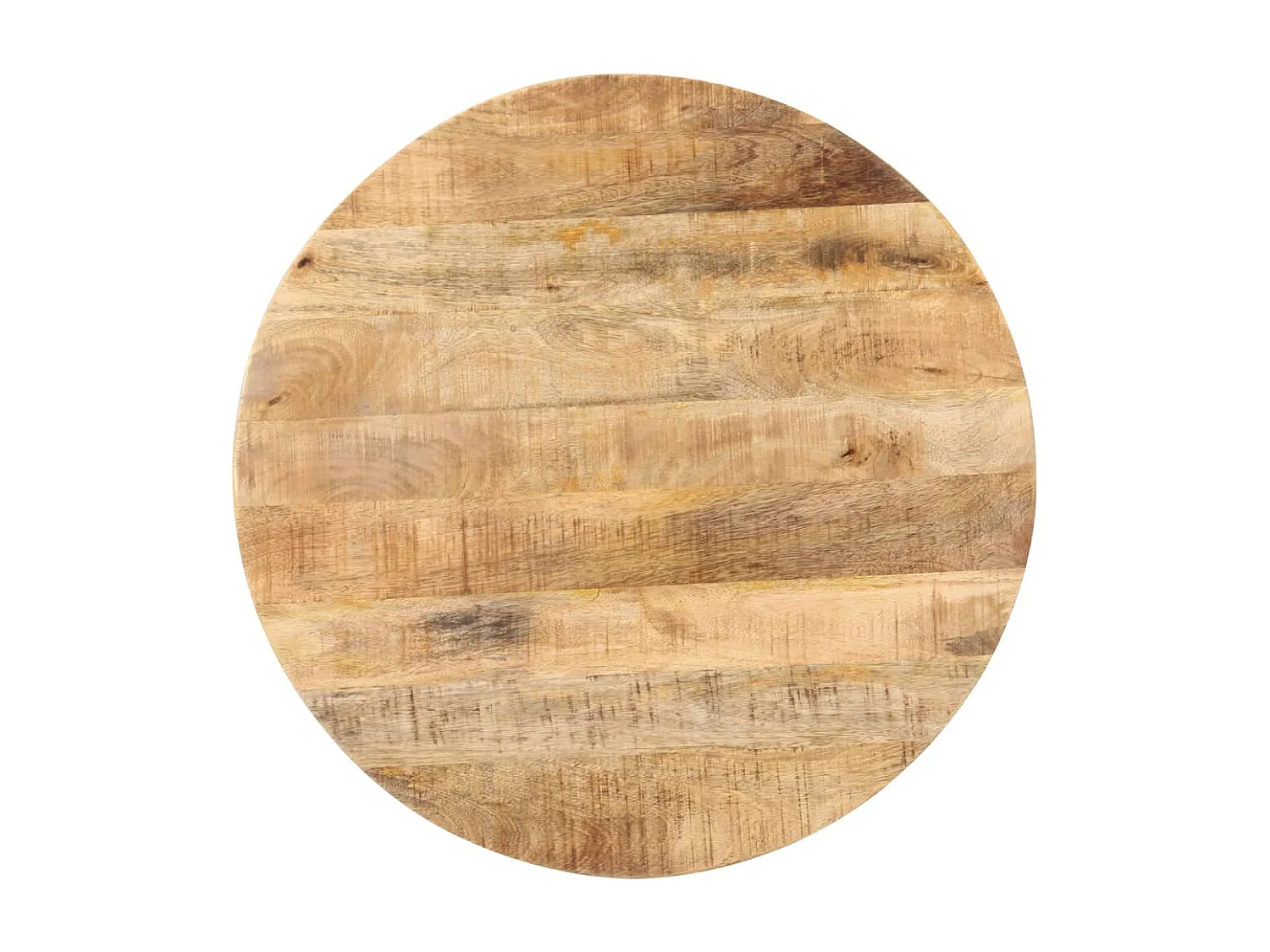 Table de bistro Ronde Ø70x75 Bois de manguier brut