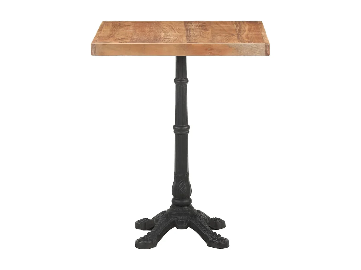 Table de bistro 60x60x76 Bois d'acacia massif 2