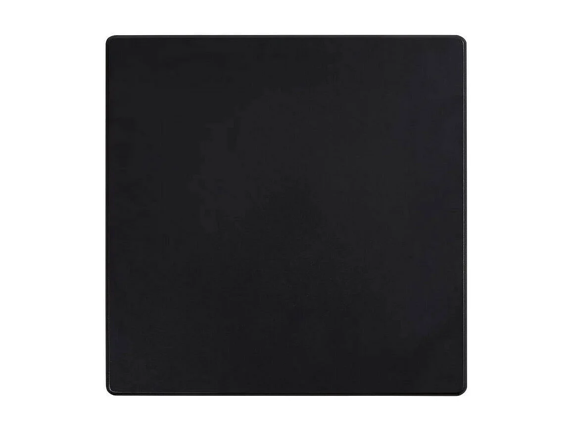 Table de bar carrée bois et pieds métal noir Anivu 60cm