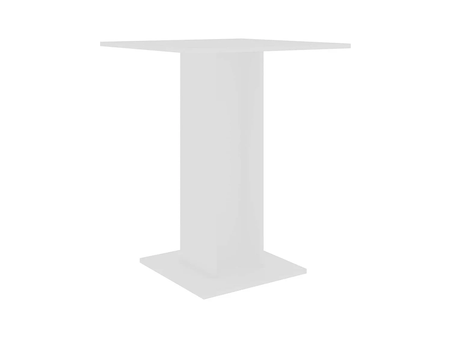 Table de bistro Blanc 60x60x75