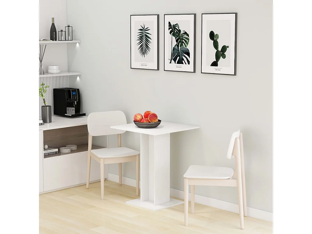 Table de bistro Blanc 60x60x75