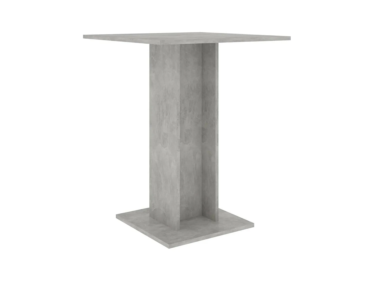 Table de bistro Gris béton 60x60x75