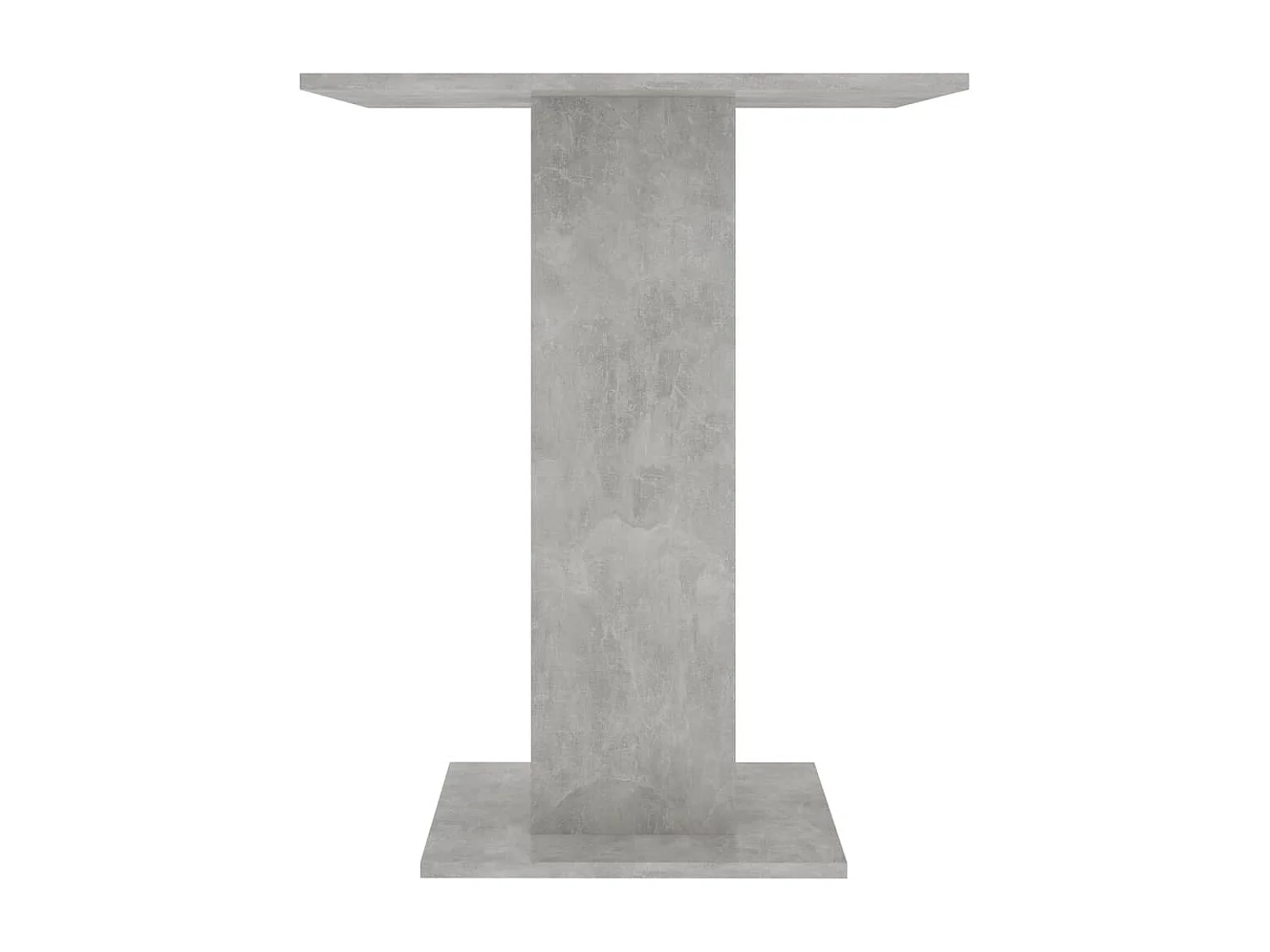 Table de bistro Gris béton 60x60x75