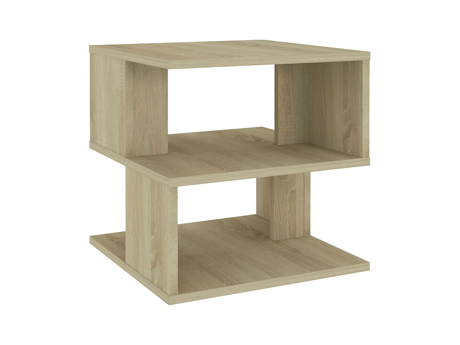 Table d'appoint Chêne sonoma 40x40x40