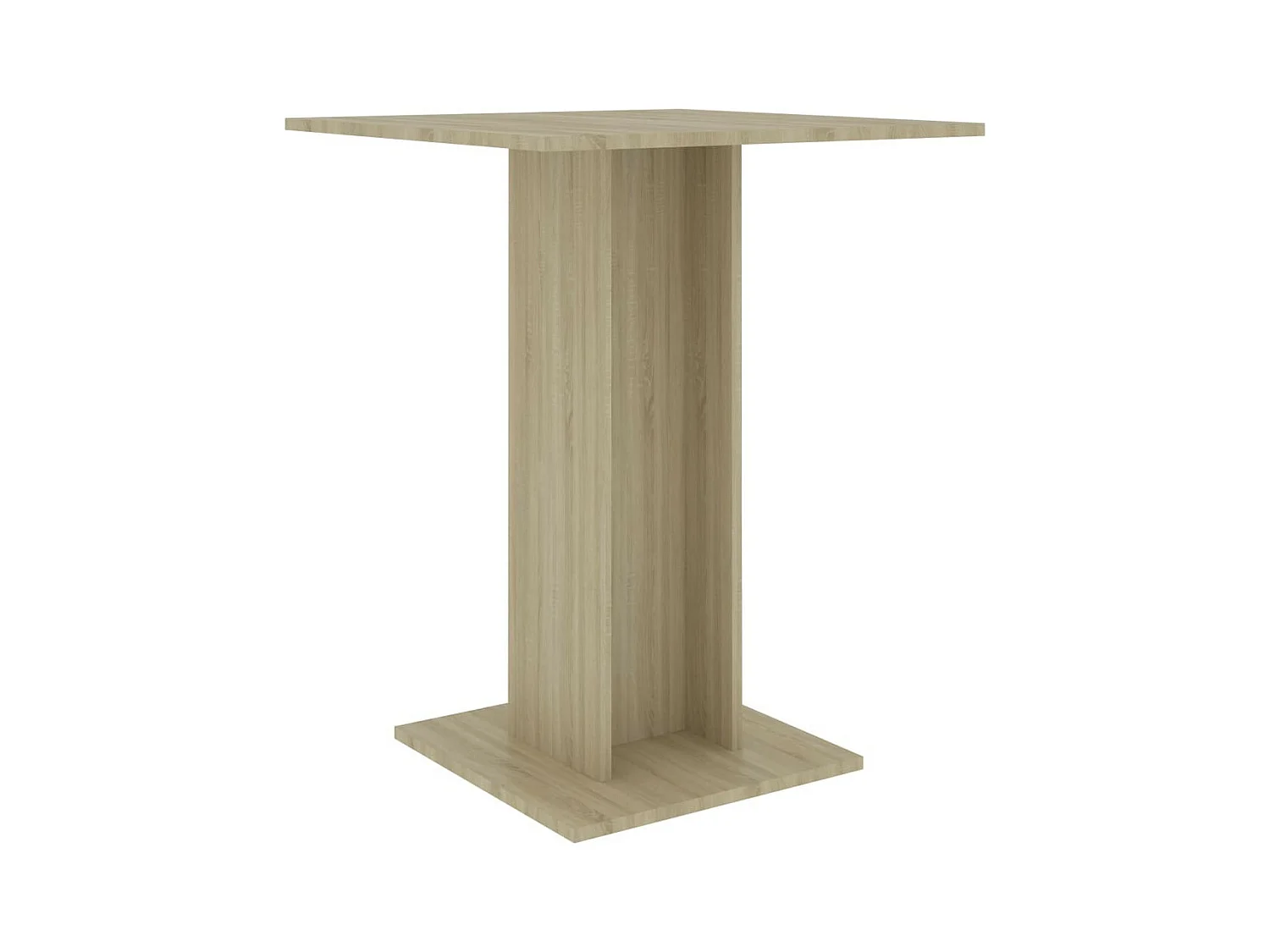 Table de bistro Chêne sonoma 60x60x75