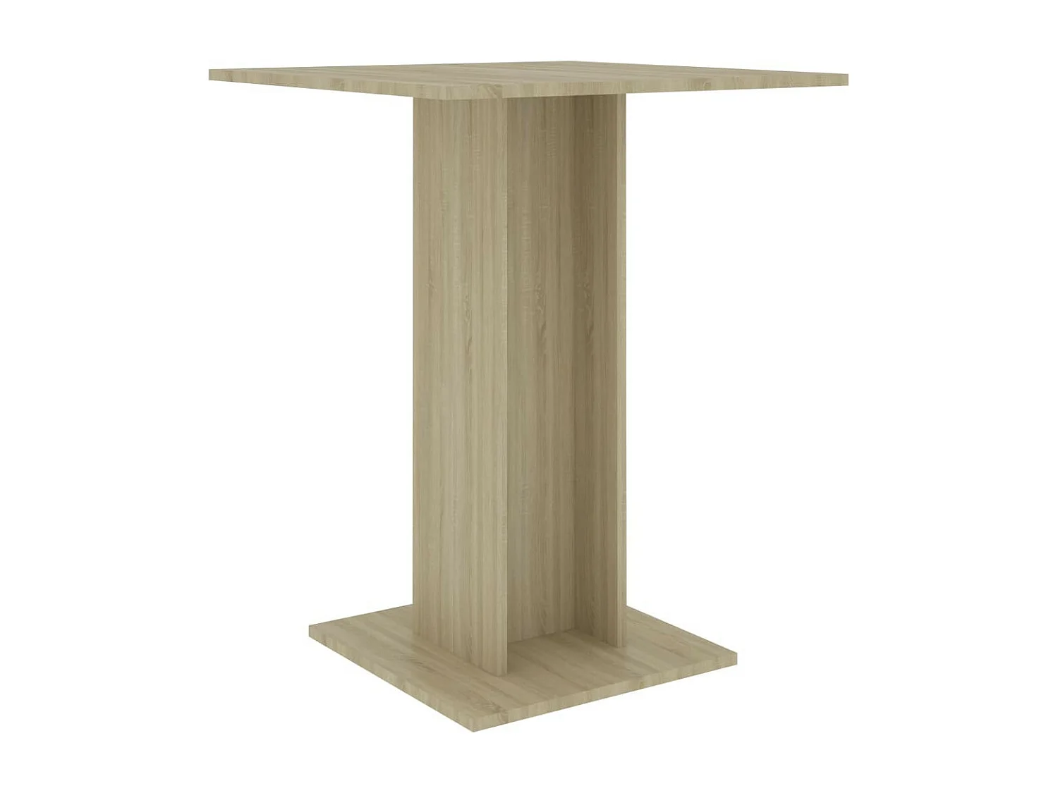 Table de bistro Chêne sonoma 60x60x75