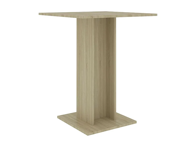 Table de bistro Chêne sonoma 60x60x75