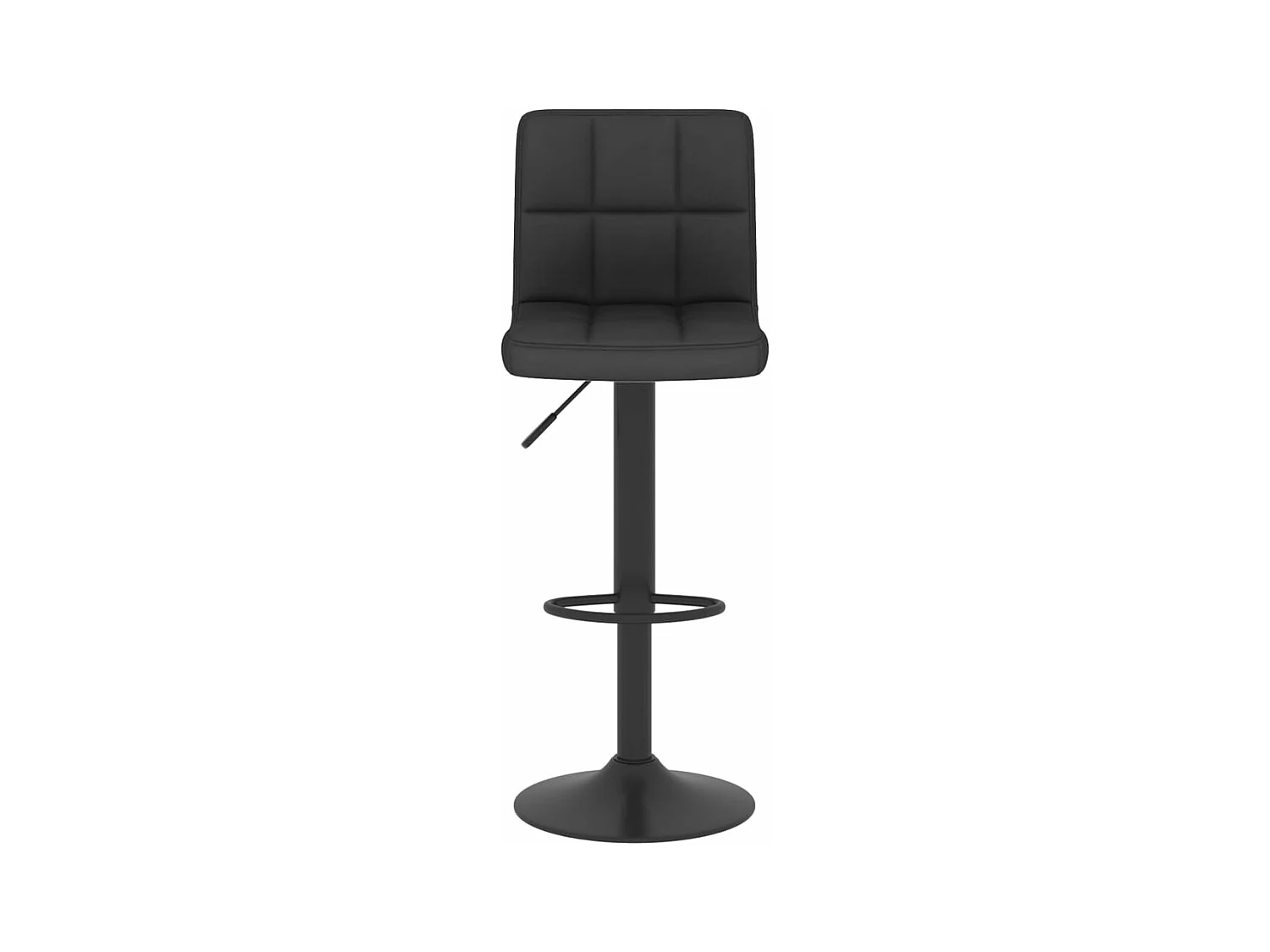 Tabouret de bar Noir Tissu 6