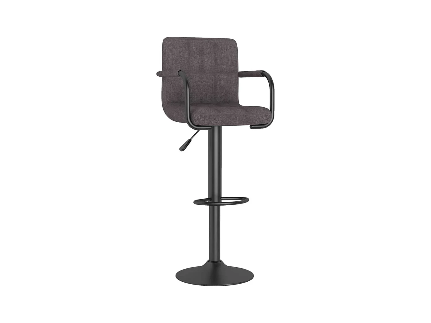 Tabouret de bar Taupe Tissu 7